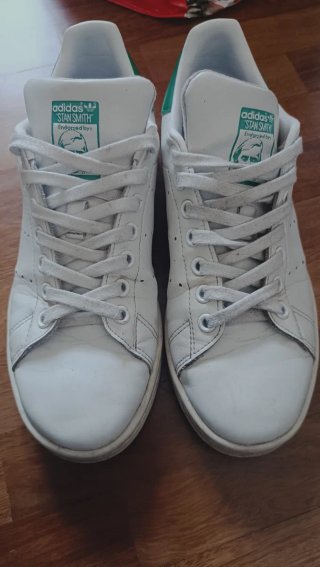 Adidas Stan Smith bianche e verdi 39.5