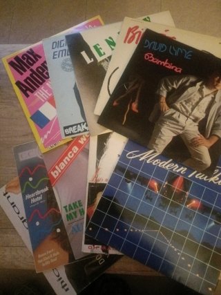 Lote 10 Maxi-singles Euro-disco