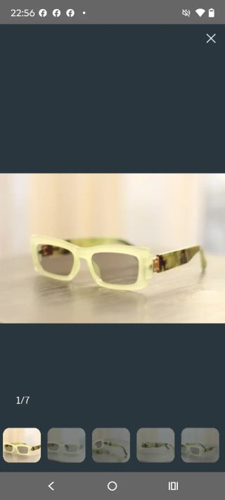 Gafas de sol verdes