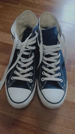 Converse All Star Alte Jeans Blu e Bianco