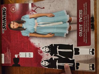 2 Disfraces Gemelas The Shining y pelucas