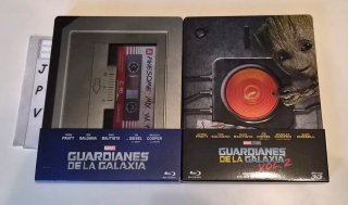 Pack Guardianes de la Galaxia 1 y 2 steelbooks