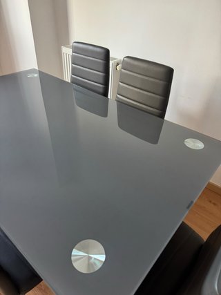 Juego de Comedor Gris