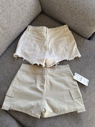 1 falda pantalón un pantalón corto Zara Talla S
