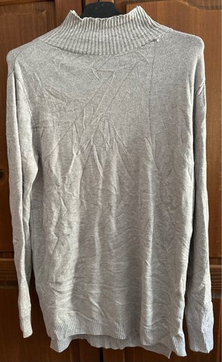 Jersey Gris de Cuello Alto Talla Única