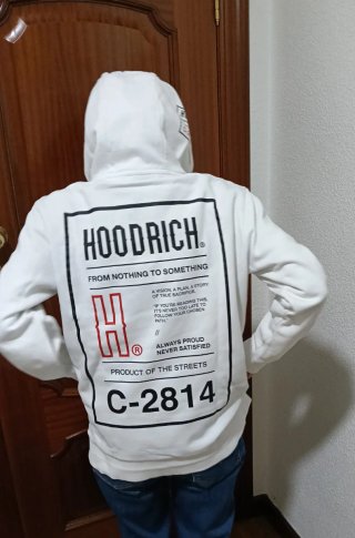 Sudadera Hoodrich Blanca