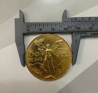 Moneda 50 Pesos Mexicanos Oro 1947