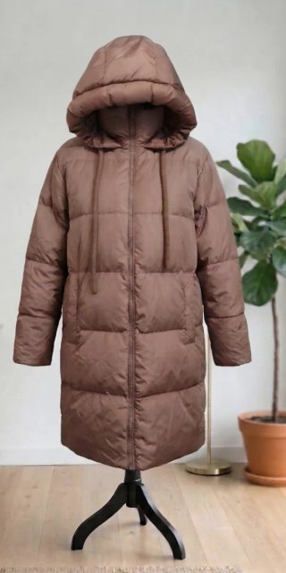 Plumífero Marrón Zara Talla S