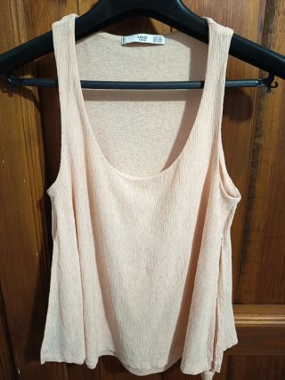 Blusa de tirantes Mango rosa