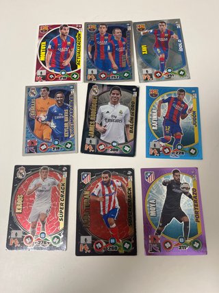 Lote 9 Cartas Adrenalyn XL