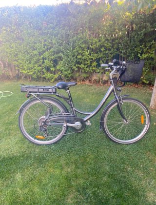 Bicicleta Eléctrica Gris