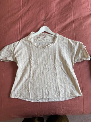 Camisa Marni Manga Corta Asimétrica