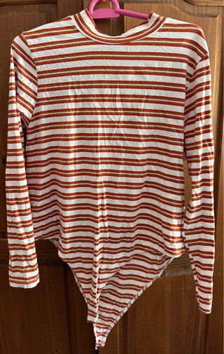 Body Rayas Naranja Primark Talla XXL