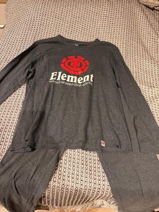 Pijama Element Gris Talla 16 años