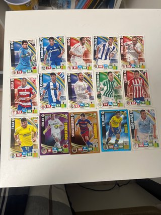 Lote 15 Cartas Adrenalyn 2015/16