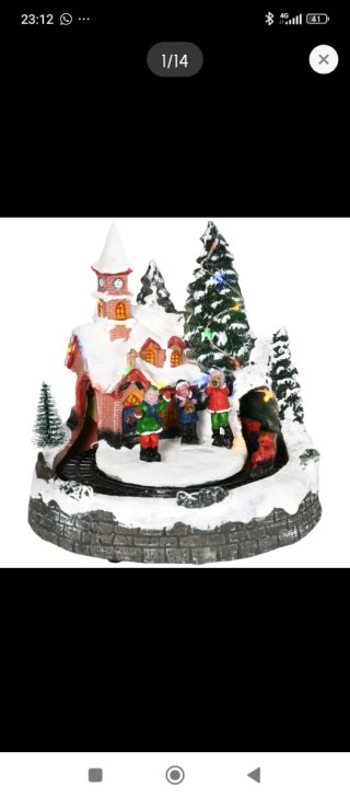 Figura de Navidad con Iluminación