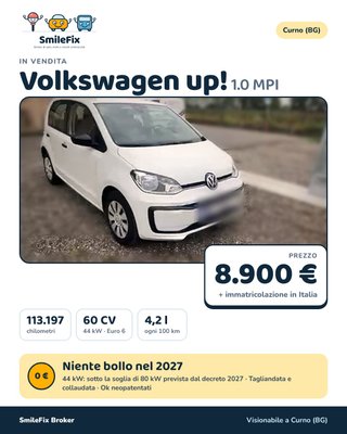 Volkswagen up! 2019 113.197 km