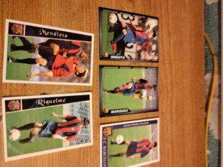 Lote de 4 Cromos Mundicromo FC Barcelona