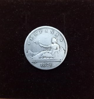 Moneda de Plata España 1870