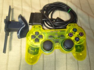 Mando PS2 Sony Amarillo Transparente SCPH 10010