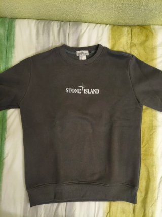 Sudadera Stone Island Gris Talla S