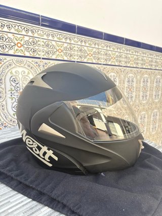 Casco Integral Moto Westt Negro Mate