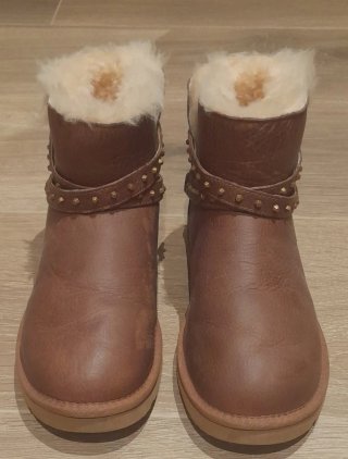 Botas de piel Ugg marrones