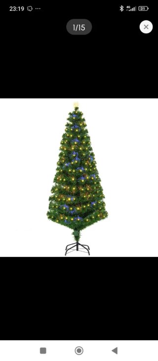 Árbol de Navidad con luces LED