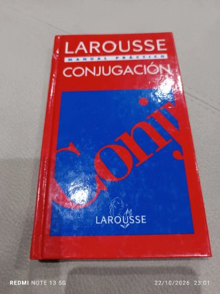 Larousse manual práctico, conjugación