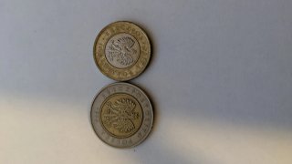 Set de 2 Monedas de Polonia (5 y 2 Zloty)