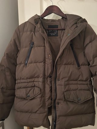 Anorak Zara Niña Verde Oliva