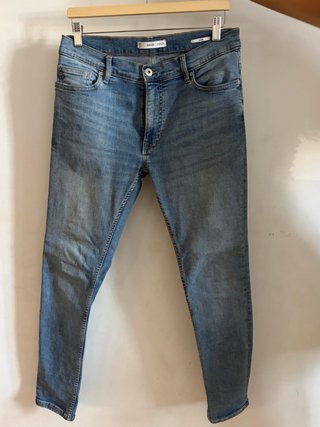 Pantalón Vaquero Mango Azul Talla 42