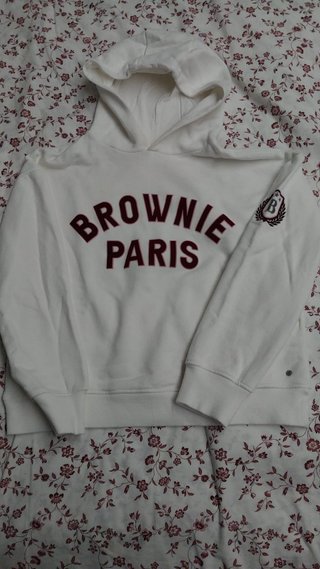 Sudadera Brownie Blanca