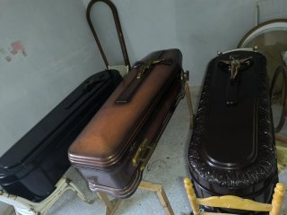 Set de 3 Ataúdes de Madera