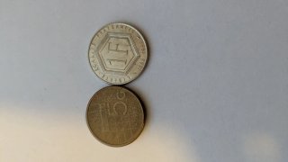 Lote de 2 Monedas: Francia 1F y Holanda 5G