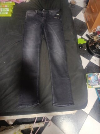 Pantalón Vaquero 7 For All Mankind Negro pitillo