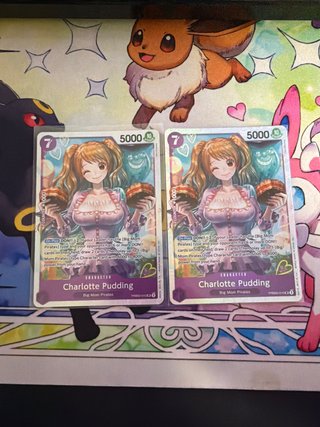 2 Cartas Charlotte Pudding One Piece TCG