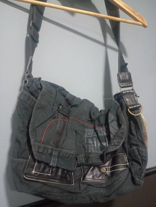 Bolso Bandolera Converse Negro