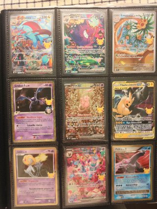Lote 9 Cartas Pokémon 30 Aniversario
