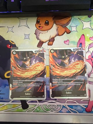 2 Cartas Sabo One Piece Card Game