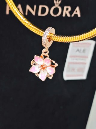 Charm Pandora Flor Rosa