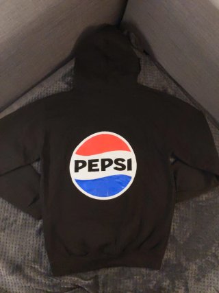 Sudadera con capucha Pepsi negra