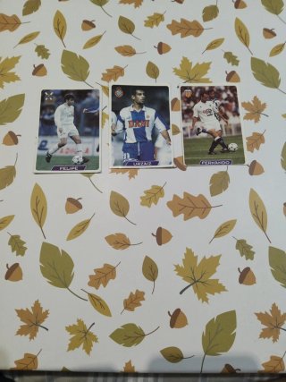 Lote 3 Fichas Mundicromo Liga 95/96