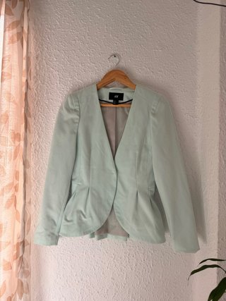 Blazer H&M Turquesa Talla S