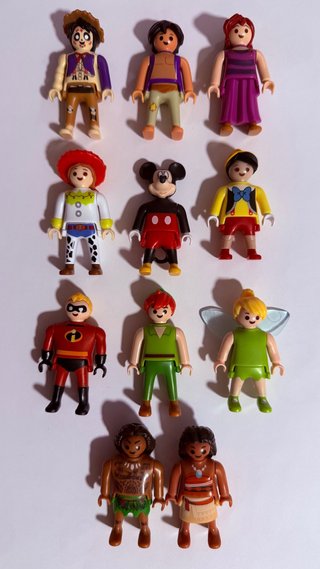 Figuras Playmobil Disney (Huevo Kinder)