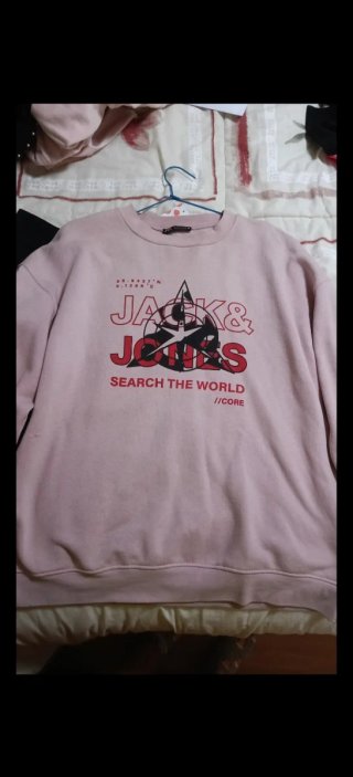 Sudadera Jack & Jones Rosa