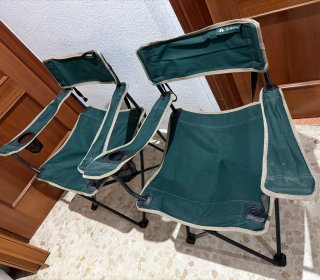 2 Sillas Plegables Quechua 12€ CADA UNO