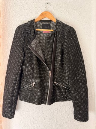 Chaqueta Oui Negra Talla M