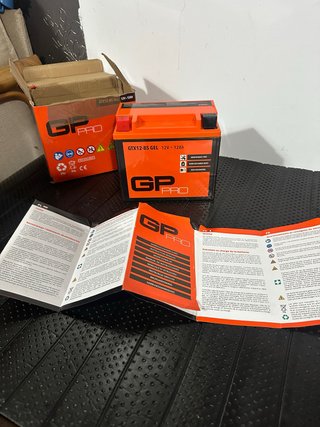 Batería Gel Moto GP-PRO GTX12-BS 12V 12Ah Nueva