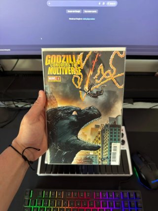 Comic Godzilla Conquers The Marvel Universe N1
